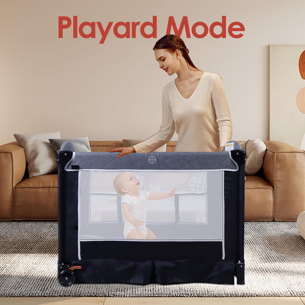 4 in 1 Portable Playard Baby Bassinet L9437