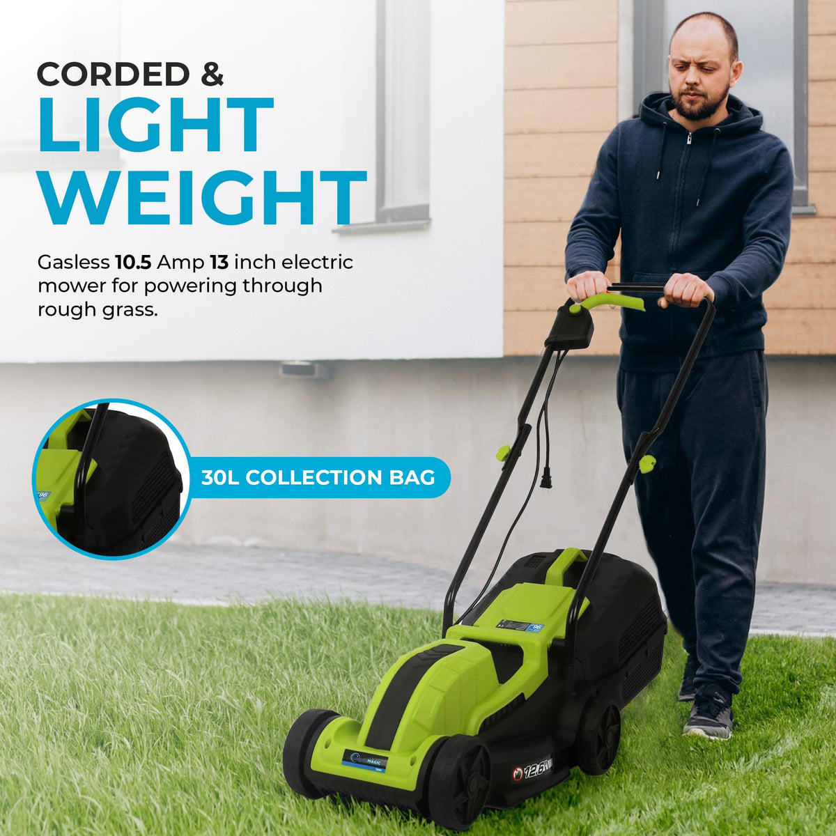 13 Inch Corded Electric Lawn Mower R526