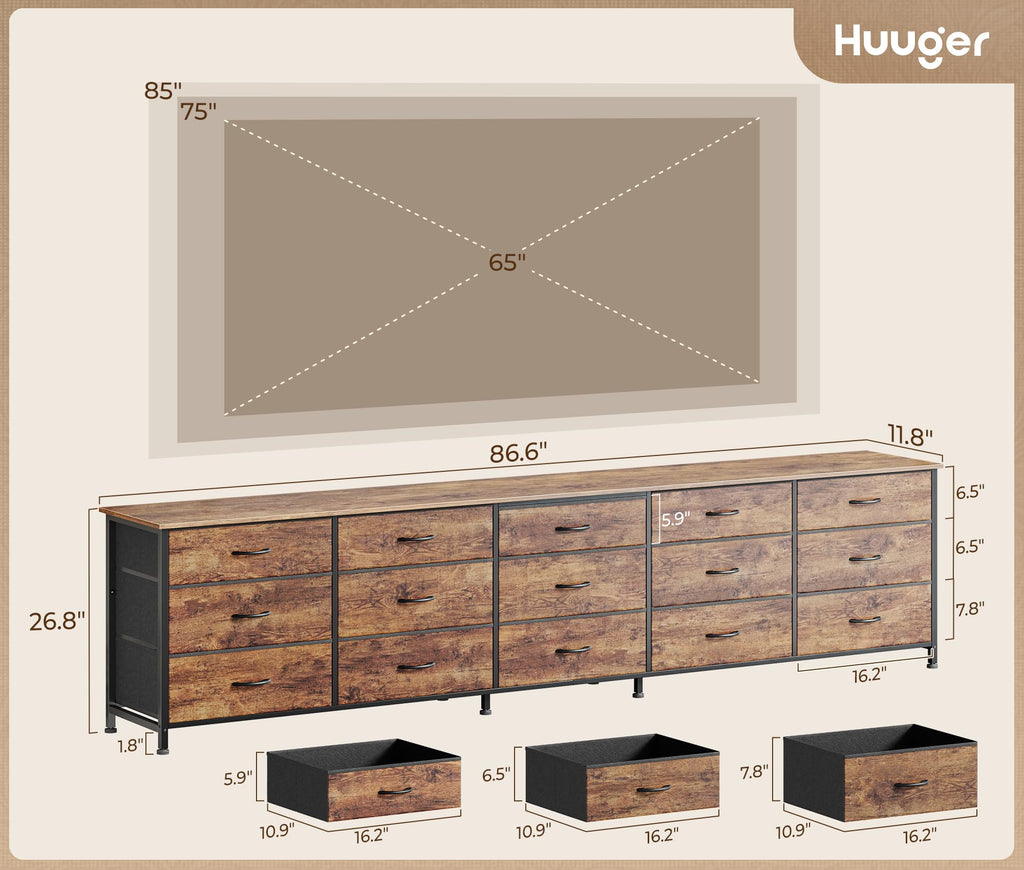 86.6 Inch Long Dresser H66541