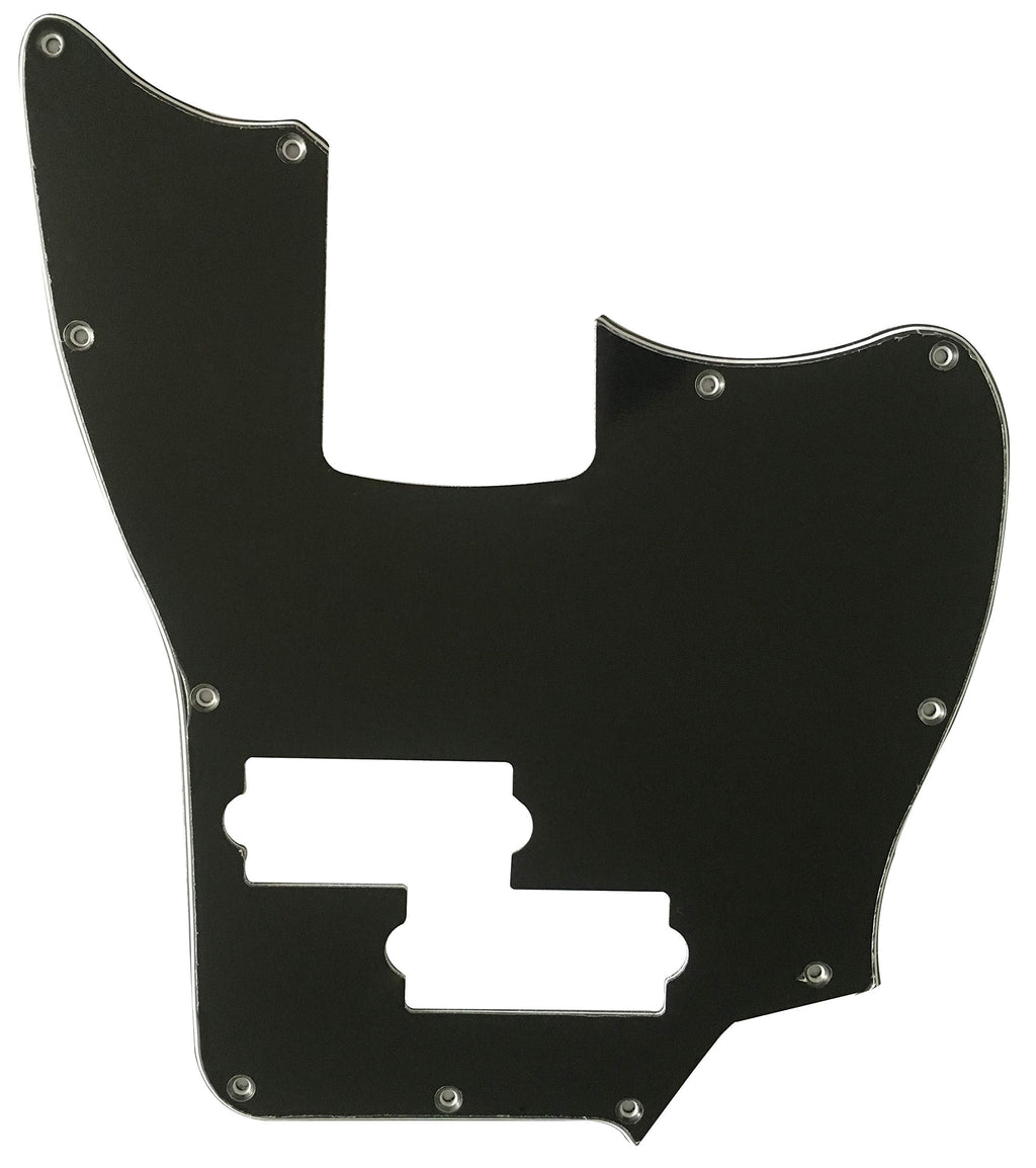 Black 3 Ply Short Scale Bass Guitar Pickguard O545