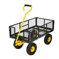 Heavy Duty 4.5 Cu Ft Mesh Steel Garden Cart U3702