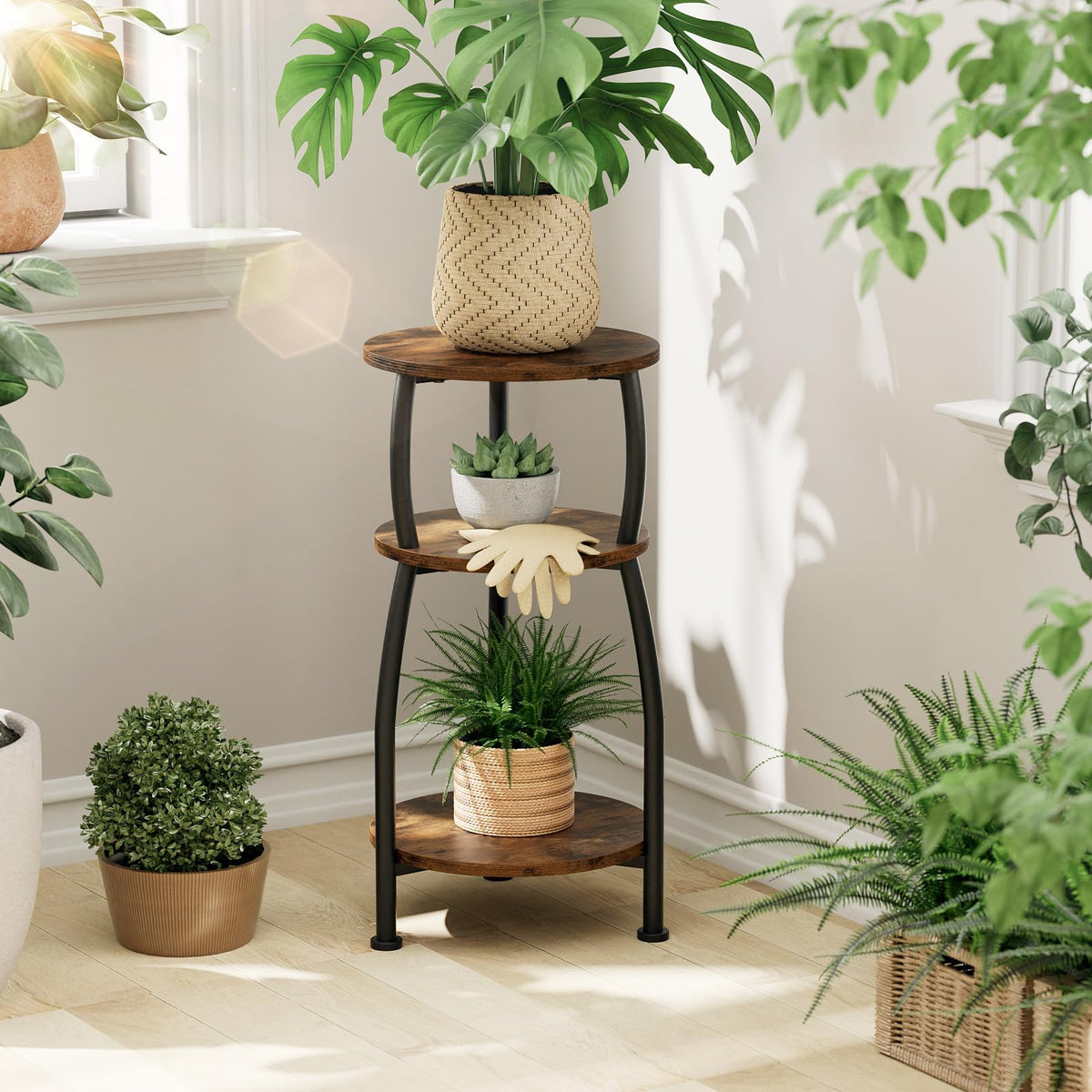 Round 3-Tier Side Table L914