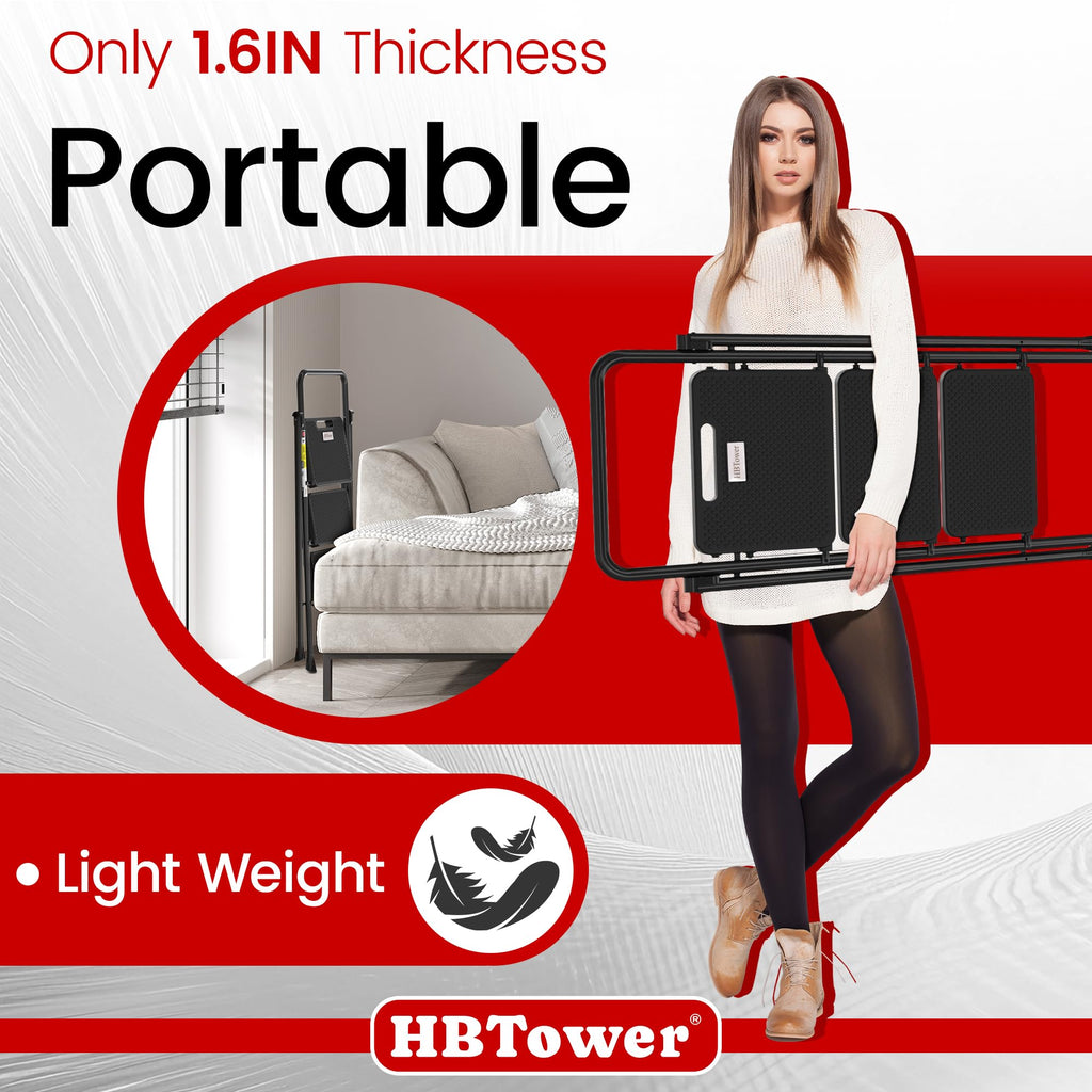 Folding Step Ladder with Anti-Slip Pedal V381023