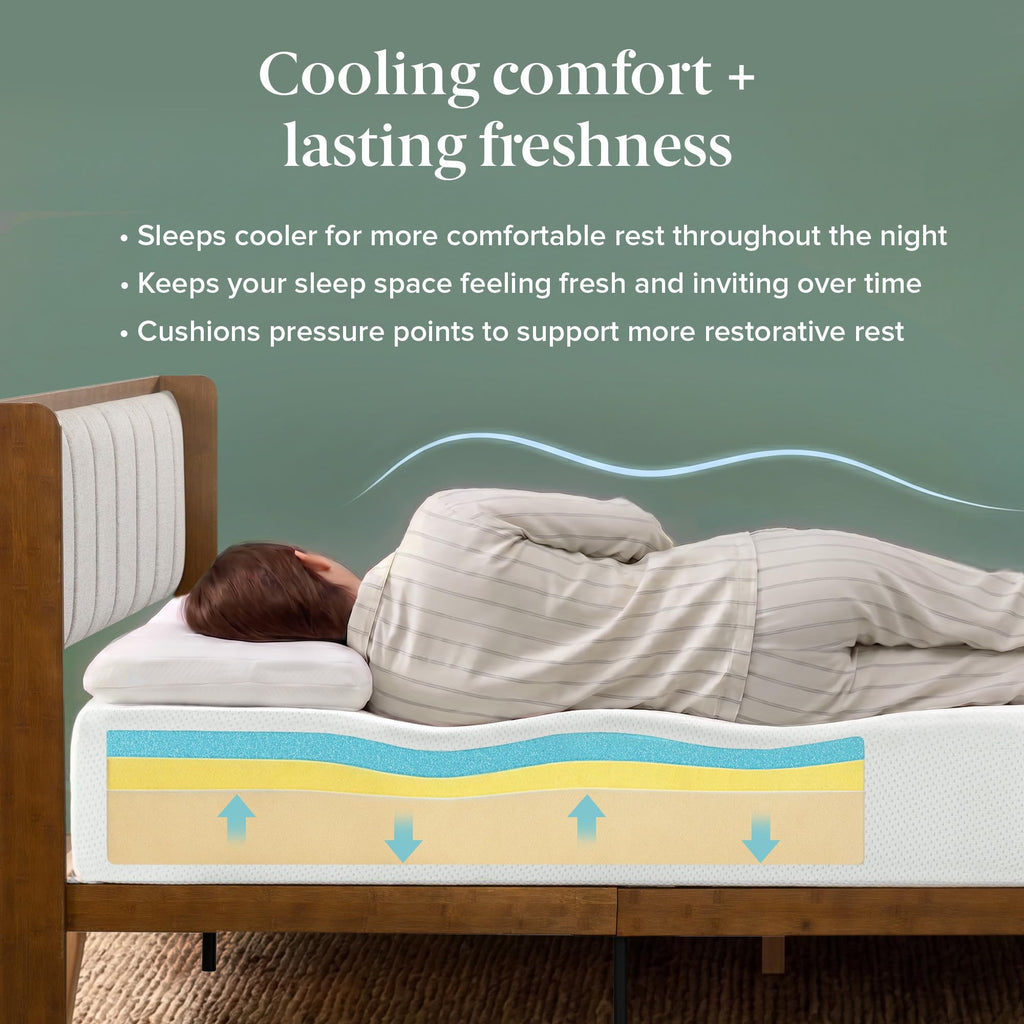 8 Inch Green Tea Cooling Gel Memory Foam Mattress Twin N18065