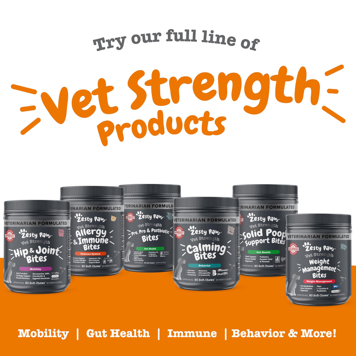 90 Count Dog Weight Management Supplement C62494
