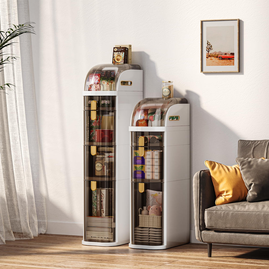 Slim Bathroom Storage Cabinet with Drawers H8199