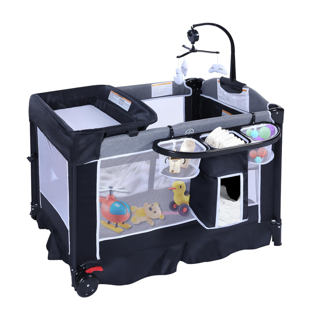 4 in 1 Portable Playard Baby Bassinet L9437