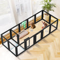 Clear Acrylic 24" H 16 Panels Dog Playpen Q935177