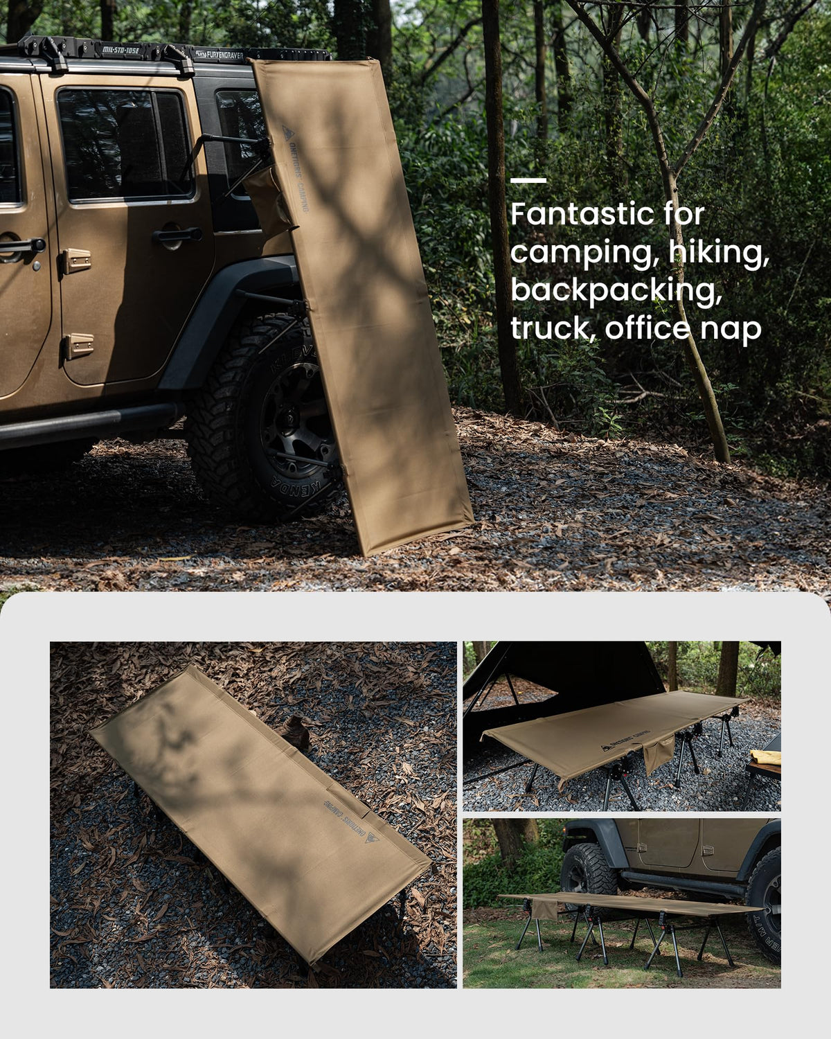 Height Adjustable Folding Camping Cot O518394