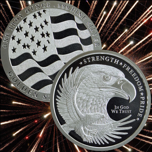 1 Troy Oz .999 Fine Silver Round B864510